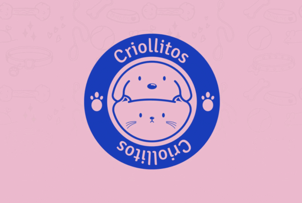 Interfaz de la aplicación Criollitos diseñada en Figma con metodología atomic design